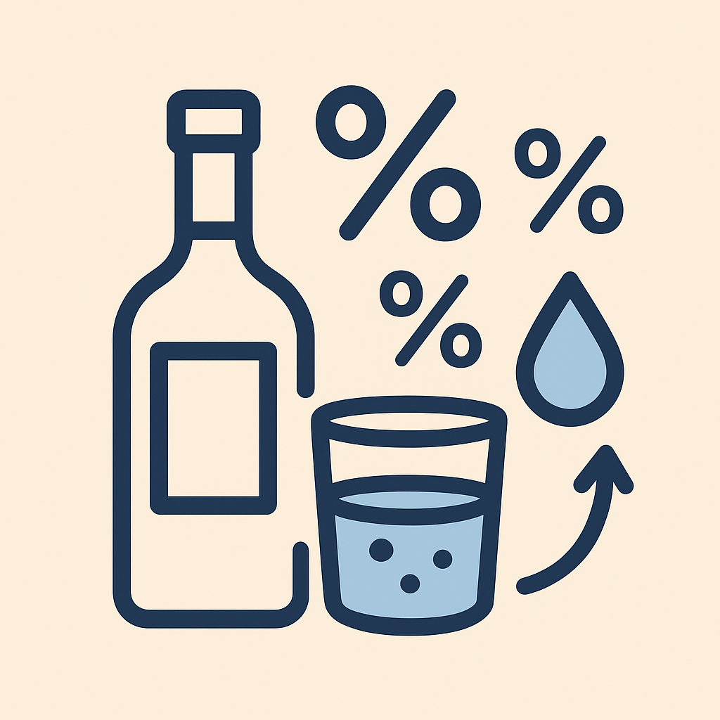 Rozcieńczanie alkoholu – zasady i praktyczne wskazówki