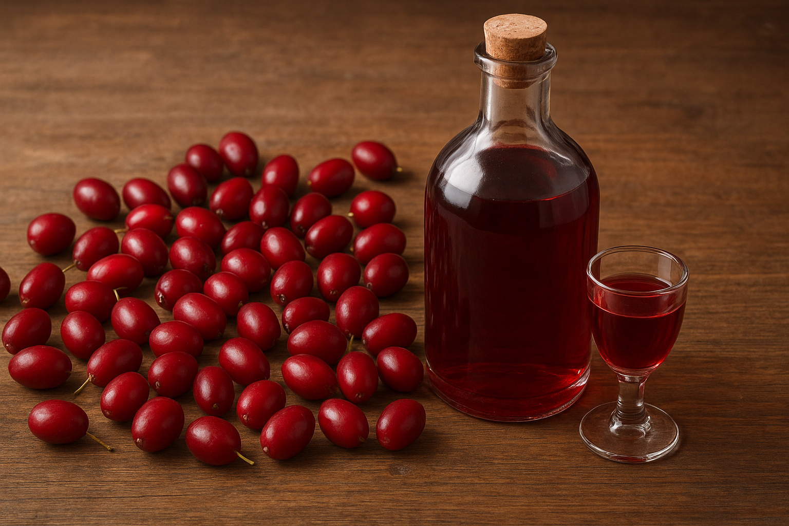 Dereniówka – tradycyjna nalewka z owoców derenia